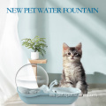 Botella de agua de silicona plegable para mascotas gatos